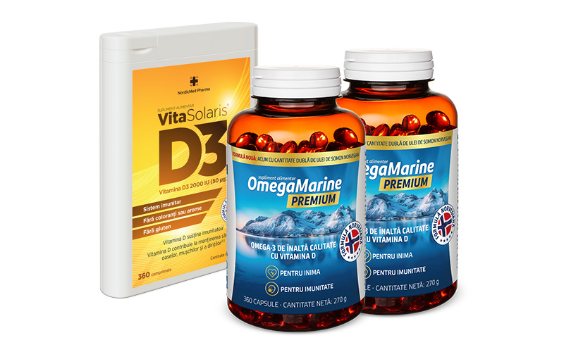 VitaSolaris® D3 + OmegaMarine™ Premium