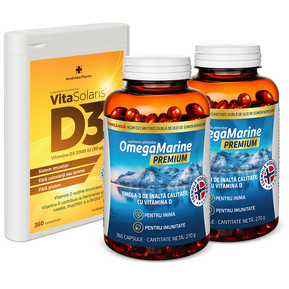 VitaSolaris® D3 + OmegaMarine™ Premium